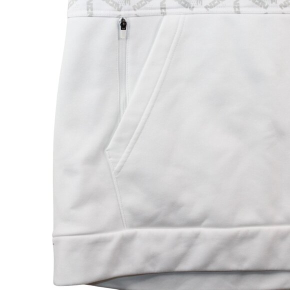 Nike Therma Fit 3XL All Over Print White Gray Hoodie Nike Spell Out Streetwear - Picture 11 of 16